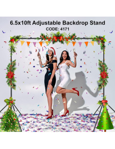 Kit Soporte de Fondo Fotográfico LINCO 10x2.0m Ajustable 2