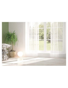 Fondo de Fotografía Vinilo Haoyiyi 150x120cm Cortina Blanca