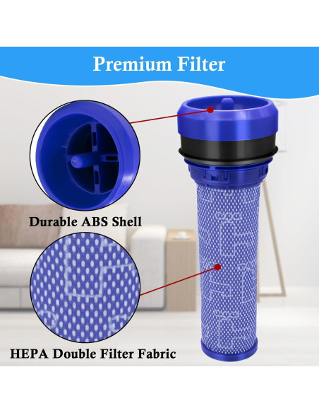 2 Filtros Premotor HEPA ilovelife para Aspiradora Dyson DC28 DC37 DC39 DC53