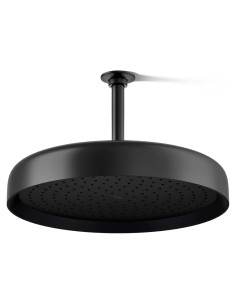 Cabezal de Ducha KOHLER 26292-BL Redondo 35.56 cm Negro Mate