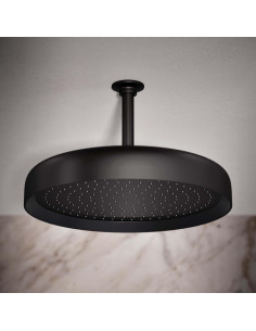 Cabezal de Ducha KOHLER 26292-BL Redondo 35.56 cm Negro Mate 2