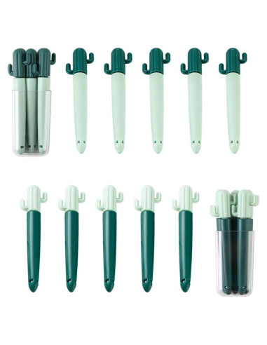 Clip de Sellado Magnético OULIGET en Forma de Cactus - 2 Piezas