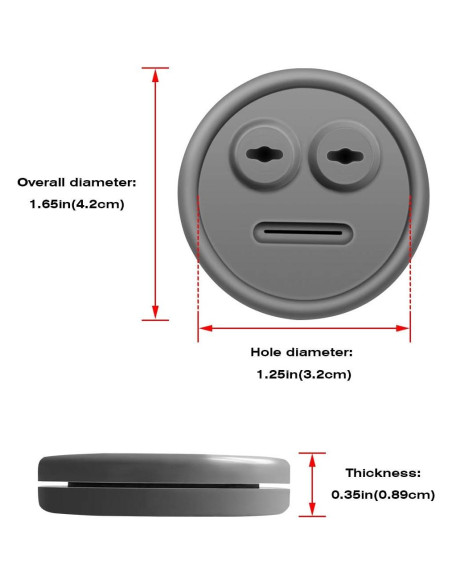 Paquete de 3 Grommets de Sonda YAOAWE para Termómetro de Carne