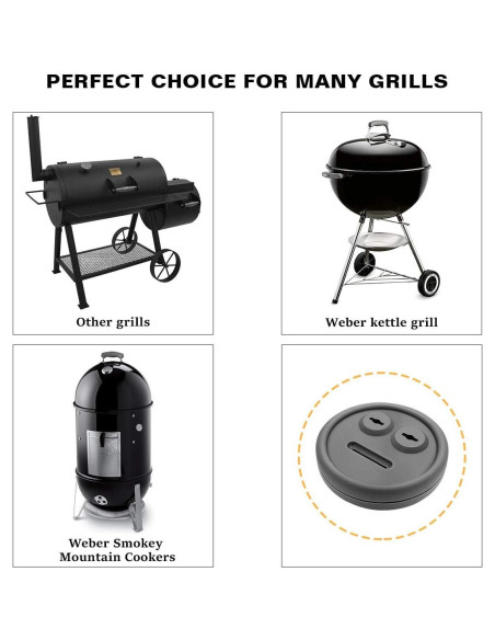 Paquete de 3 Grommets de Sonda YAOAWE para Termómetro de Carne