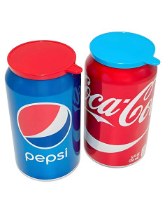 Paquete de 12 Cubiertas para Latas Soda Pop Tops - Variadas