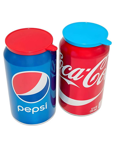 Paquete de 12 Cubiertas para Latas Soda Pop Tops - Variadas
