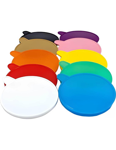 Paquete de 12 Cubiertas para Latas Soda Pop Tops - Variadas