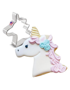 Cortador de Galletas Unicornio Ann Clark 10.16 cm Acero