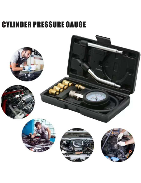 Kit de Probador de Compresión 8PCS Yonligonju 0-20 kg/cm