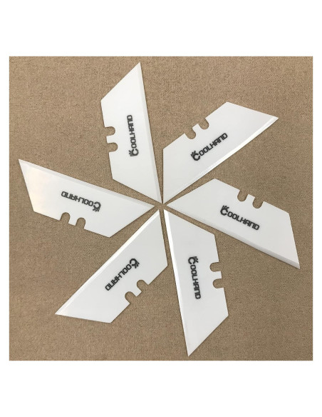 Cuchillas de Cerámica Cool Hand 6 Pcs para Cortar Cajas