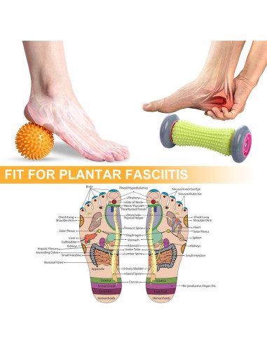 Rodillo de Masaje para Pies TOBREFE Ryson - Alivio Fascitis Plantar