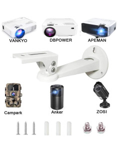 Soporte de Pared para Proyector 2-Be-Best Ajustable 20 cm 2