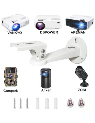 Soporte de Pared para Proyector 2-Be-Best Ajustable 20 cm