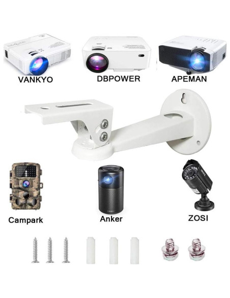 Soporte de Pared para Proyector 2-Be-Best Ajustable 20 cm