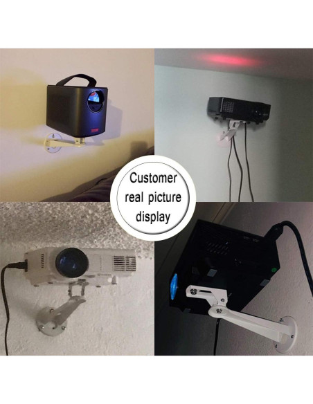Soporte de Pared para Proyector 2-Be-Best Ajustable 20 cm