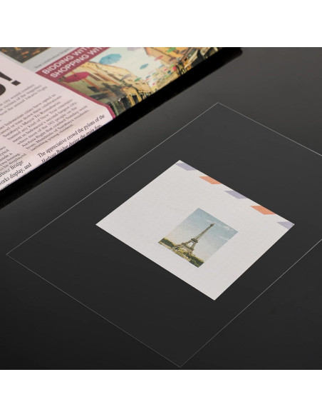 9 Hojas Aplicador Calcomanías Parabrisas Zonon PVC 10x15 cm