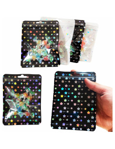Paquete de 100 Bolsas Holográficas Reutilizables BOBECI 10x15 cm 2