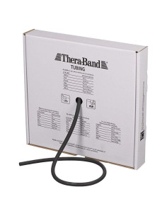 Tubo de Resistencia Profesional Theraband Negro 7.62m Pesado