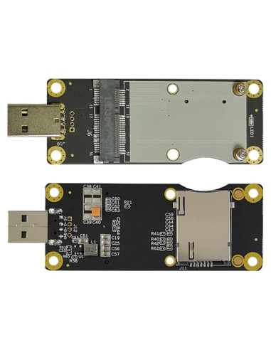 Adaptador USB Mini PCIe 4G LTE EXVIST P2U52V02USB para IoT