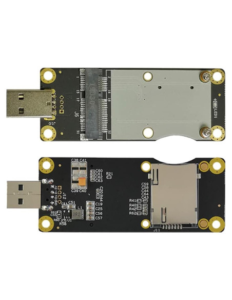 Adaptador USB Mini PCIe 4G LTE EXVIST P2U52V02USB para IoT