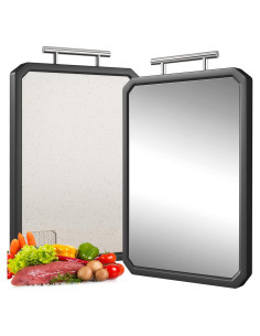 Tabla de Cortar Doble Cara Lozovin 40.64x30.48cm Titanio