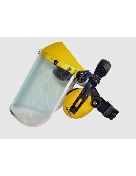 Escudo Facial JASPER Browguard con Orejeras y Visor Claro Escudo Facial JASPER Browguard con Orejeras y Visor Claro