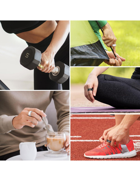 Paquete de 4 fundas TPU para Oura Ring Gen 4 y Gen 3