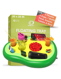 Soporte de Bebida Flotante DIVEBLAST Aguacate Inflable 22.68 kg