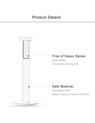 30 Piezas Anillos Labret Transparentes 16G Lcolyoli 6-10mm