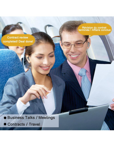 Auriculares Traductores Fexeiso M8 Bluetooth 144 Idiomas