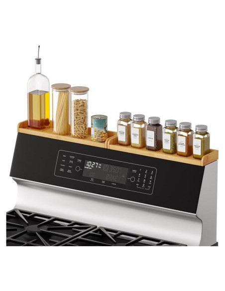 Organizador de Estante Magnético SpaceAid 76.2 cm Bambú Cocina