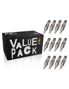 Agujas de Cartucho de Tatuaje EZTAT2 50Pcs Magnum Mezcladas