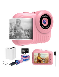 Cámara Instantánea YosaToo KC8 para Niños 3.5" Rosa