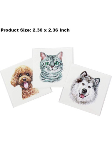 Tatuajes Temporales de Animales Ooopsi - 30 Piezas para Niños