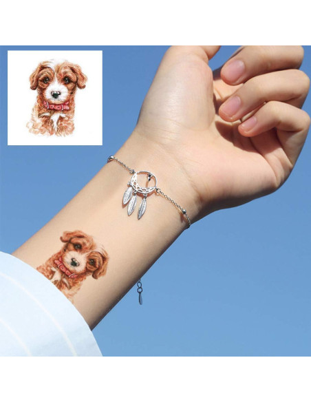 Tatuajes Temporales de Animales Ooopsi - 30 Piezas para Niños