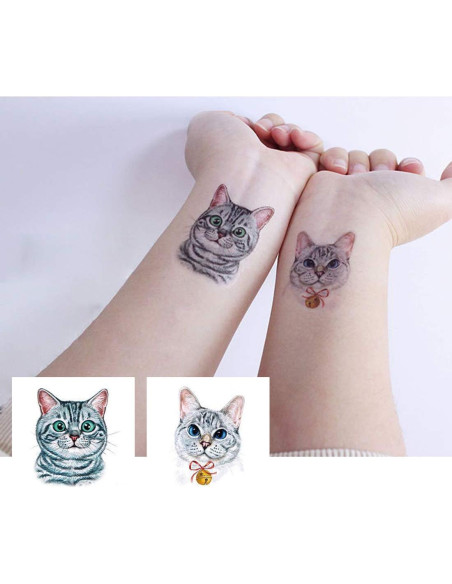Tatuajes Temporales de Animales Ooopsi - 30 Piezas para Niños