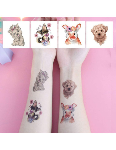 Tatuajes Temporales de Animales Ooopsi - 30 Piezas para Niños