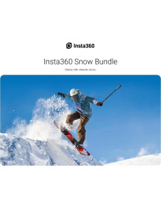 Cámara de Acción 360 Insta360 X3 con Paquete de Nieve 512GB 2