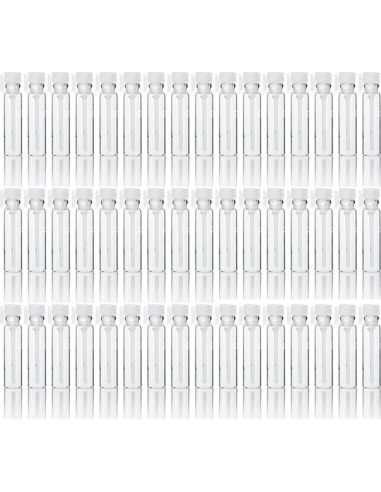 100 Frascos de Vidrio 1ml Elfenstall + 10 Gotero 0.5ml