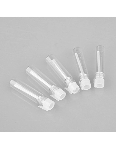 100 Frascos de Vidrio 1ml Elfenstall + 10 Gotero 0.5ml