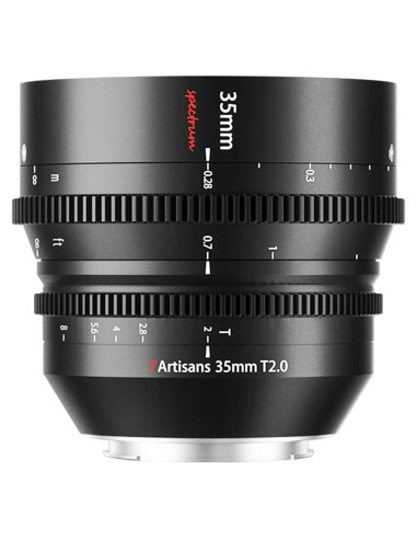 Lente Cine 35mm T2.0 7artisans L-Mount para Leica/Sigma/Panasonic