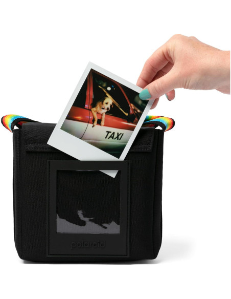 Bolsa de cámara Polaroid Now+ Negra con forro suave