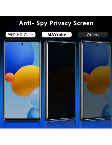 Protector de Pantalla Privado MAYtobe para Google Pixel 6A 2 Pack