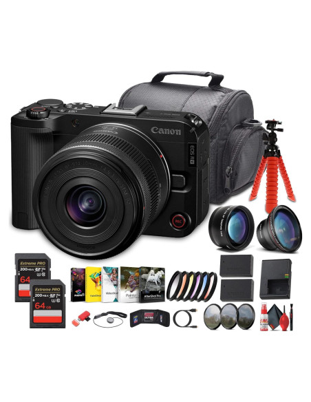 Cámara Canon EOS R50 V + Lente Zoom 14-30mm 24.2MP 4K
