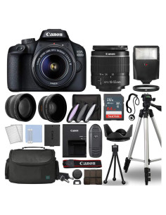 Cámara DSLR Canon EOS 4000D + Lente 18-55mm + Accesorios
