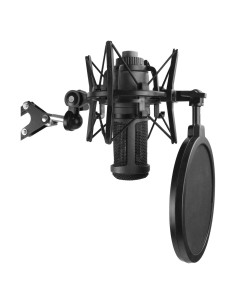 Soporte Antivibración YOUSHARES para Micrófono AT2020 con Filtro Antipop