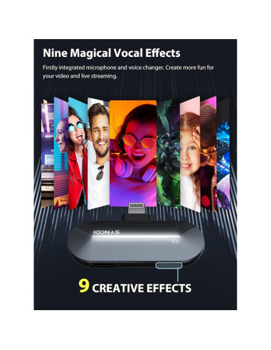 Micrófono Lavalier Inalámbrico SYNCO P1L para iPhone