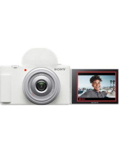 Cámara de Vlogging Sony ZV-1F Blanca + Kit Completo 64GB 2