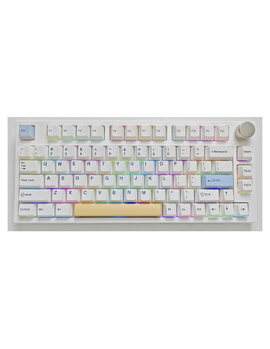 Teclado Mecánico Inalámbrico Keydous NJ80-AP RGB PBT 75%