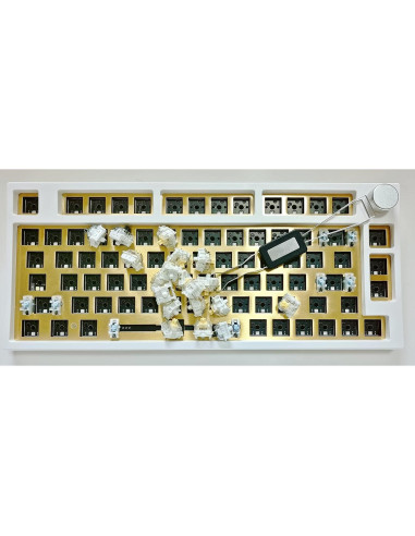 Teclado Mecánico Inalámbrico Keydous NJ80-AP RGB PBT 75%
